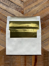 Load image into Gallery viewer, Natural Envelopes with Gold Lining
